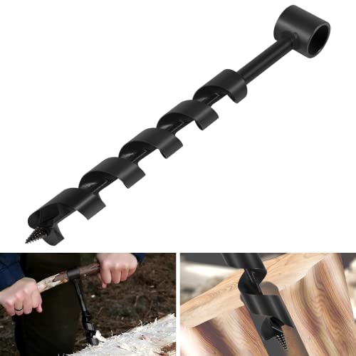 Bushcraft Hand Auger Wrench Hand Screw Drill Bit Woodworking Multi