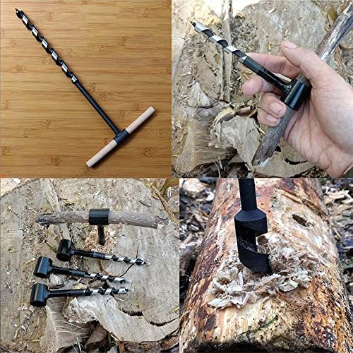 Bushcraft Outdoor Wood Hand Drill Survival Tools For Swedish